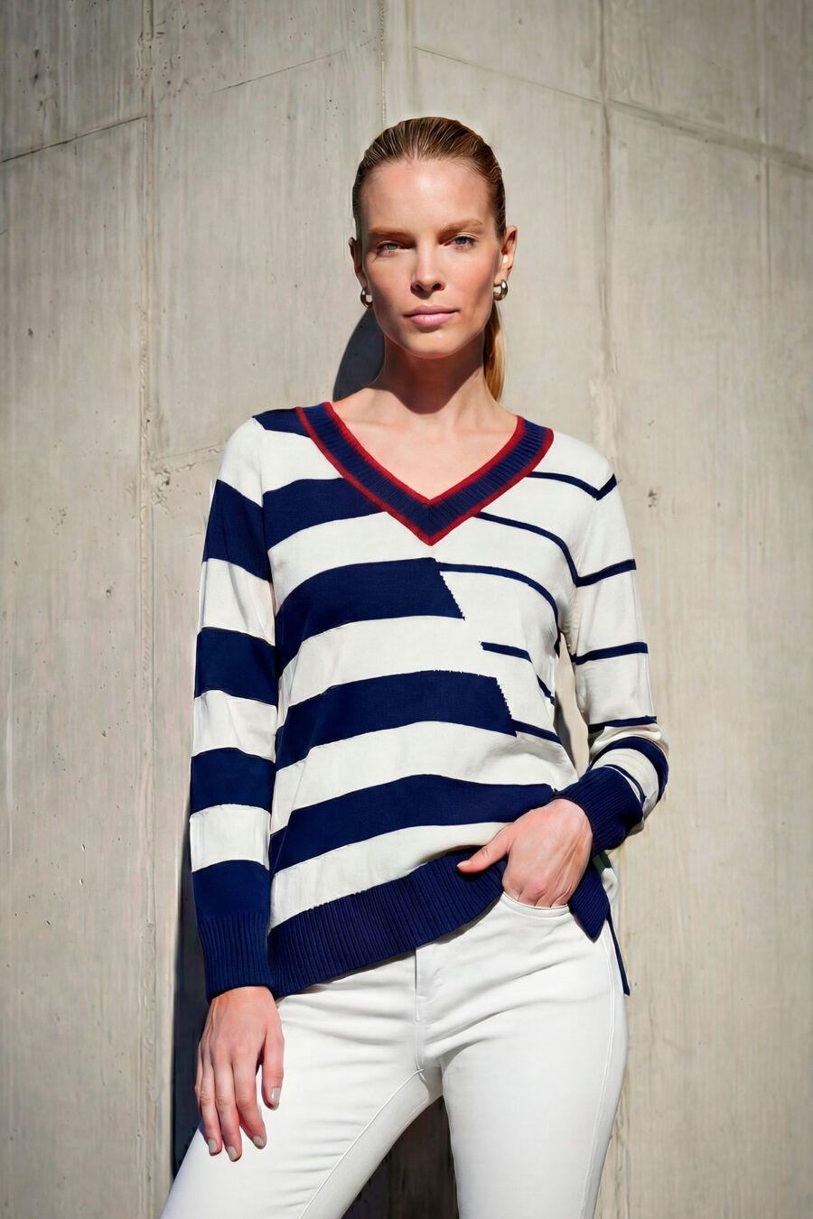 Jersey rayas marinero