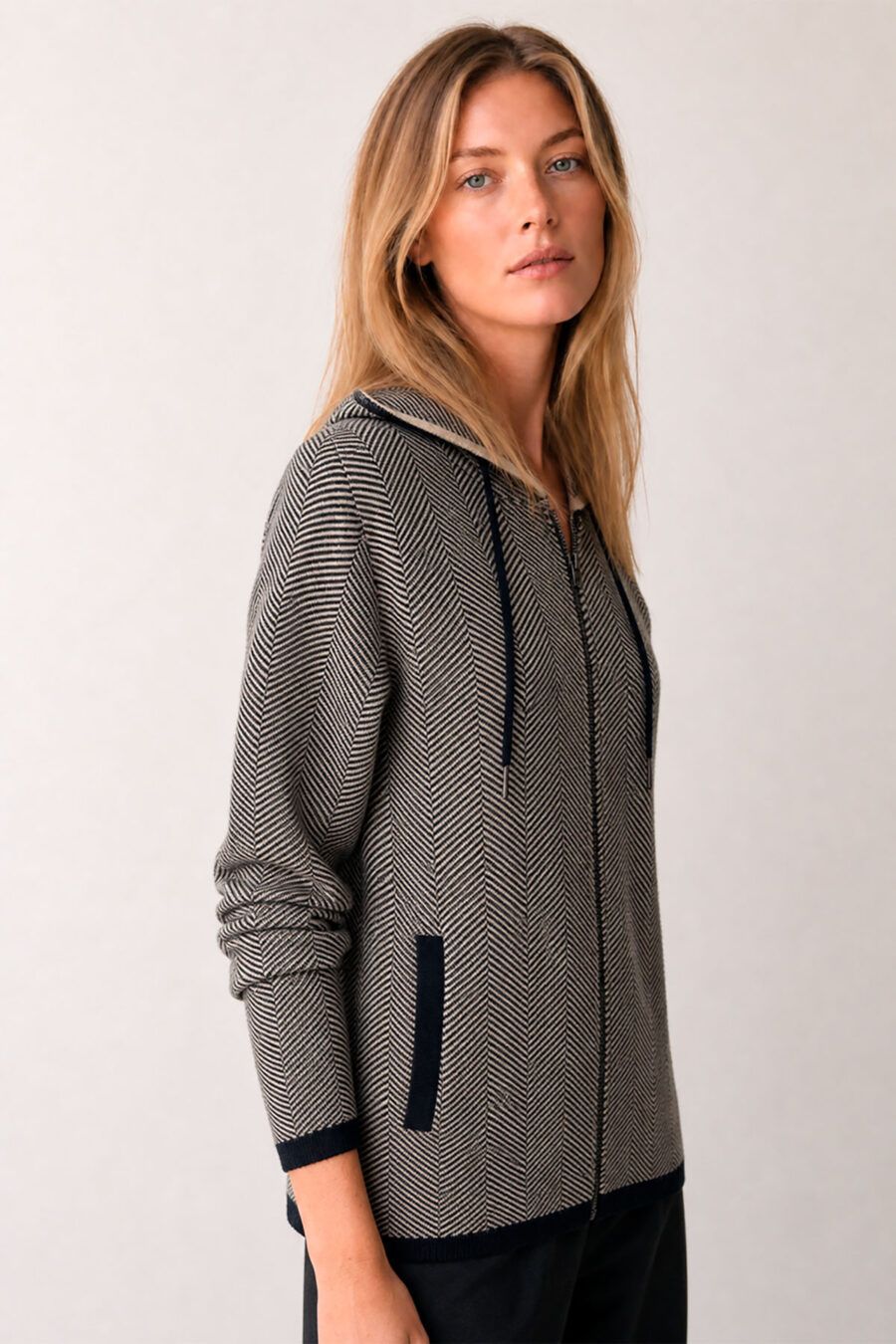 CHAQUETA ESPIGA CREMALLER