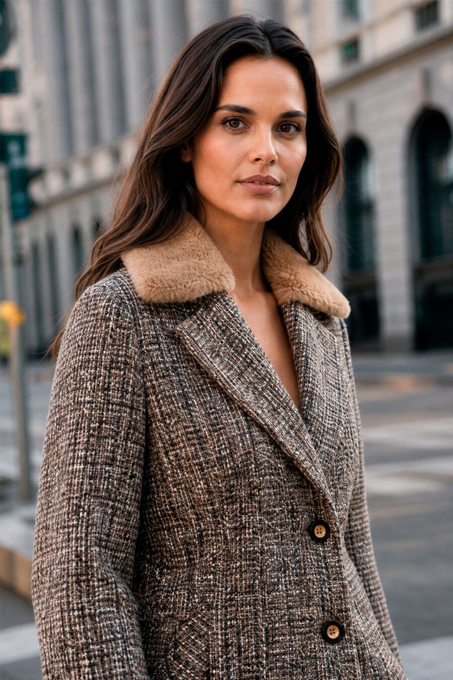 CHAQUETA CON PELO