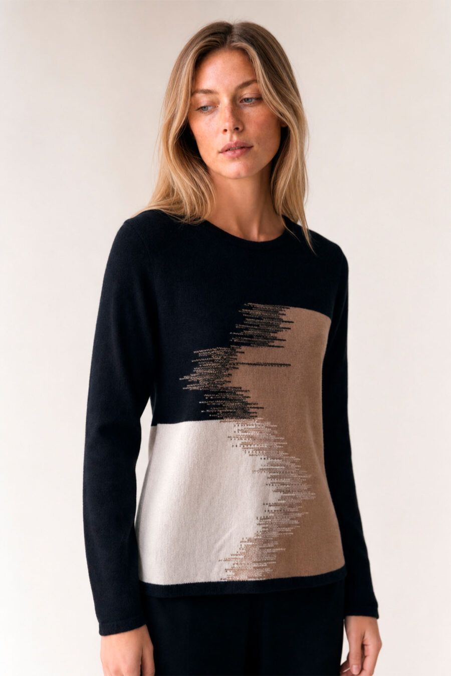 SUETER INTARSIA PIEDRAS